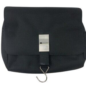 Delsey Paris Toiletry Hanging Make Up Cosmetics Bag Travel Case Black